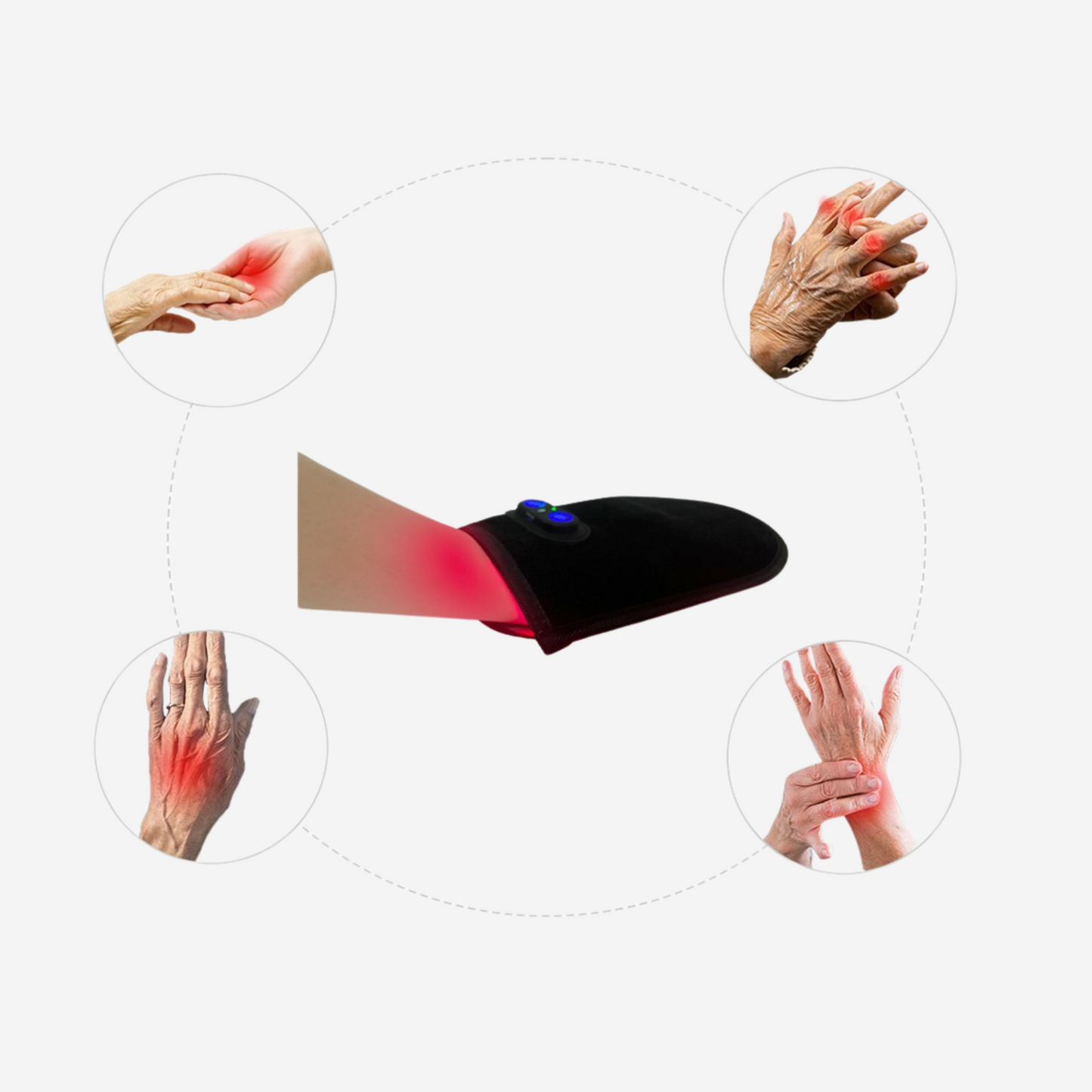 Red Light Therapy Glove